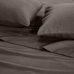 100% Cotton Flannel Sheets Set - Solid Deep Pocket Bed Sheet Set
