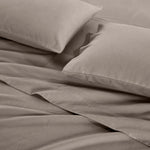 100% Cotton Flannel Sheets Set - Solid Deep Pocket Bed Sheet Set