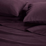 100% Cotton Flannel Sheets Set - Solid Deep Pocket Bed Sheet Set