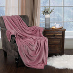 Fleece Plush Medium Weight Fluffy Soft Decorative Throw