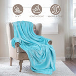 Fleece Plush Medium Weight Fluffy Soft Decorative Throw