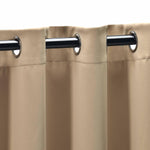 Blackout Window Curtains Solid Room Darkening Washable Set of 2