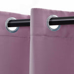 Blackout Window Curtains Solid Room Darkening Washable Set of 2