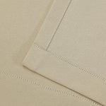 Solid Machine Washable Room Darkening Blackout Curtains, Set of 2