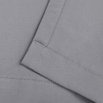 Modern Blackout Window Curtains Solid Room Darkening Set of 2