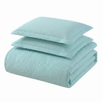 Lightweight Cotton Bedspread Sets 3-Piece Diamond Jacquard Matelassé