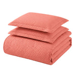 Lightweight Cotton Bedspread Sets 3-Piece Diamond Jacquard Matelassé