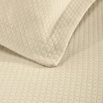 Lightweight Cotton Bedspread Sets 3-Piece Diamond Jacquard Matelassé