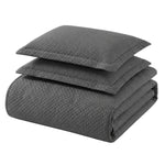 Lightweight Cotton Bedspread Sets 3-Piece Diamond Jacquard Matelassé