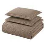Lightweight Cotton Bedspread Sets 3-Piece Diamond Jacquard Matelassé