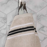 Superior Zero Twist Cotton Solid & Jacquard Floral Bath Towel Set of 4