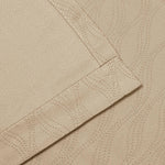 Blackout Window Curtains Zuri Textured Waves Room Darkening Set of 2