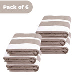 Superior Cabana Striped Cotton Chaise Lounge Chair Cover Set