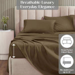 1200 Thread Count Cotton Rich Bed Sheet Set