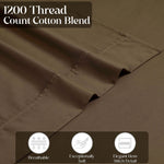 1200 Thread Count Cotton Rich Bed Sheet Set