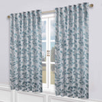 Leaves Room Darkening Back Tabs Blackout Curtain Panels, Set of 2