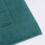 Superior Nora Cotton Thick Solid Checkered Washable Bath Mat Set of 2