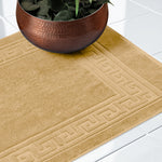 Egyptian Cotton Bath Mat Set of 2 Greek Key Infinity Border