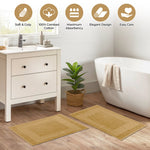 Egyptian Cotton Bath Mat Set of 2 Greek Key Infinity Border