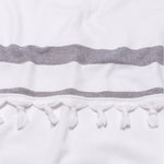 Tropical Cabana Stripe Fouta Cotton Beach Towel Set of 2 Piece