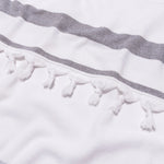 Tropical Cabana Stripe Fouta Cotton Beach Towel Set of 2 Piece