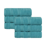 Superior Smart Dry Zero Twist Cotton Medium Weight Hand Towels, Set of 6