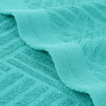 6 Piece Egyptian Cotton Basketweave Towel Set