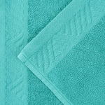 6 Piece Egyptian Cotton Basketweave Towel Set