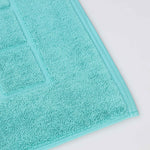 Superior Nora Cotton Thick Solid Checkered Washable Bath Mat Set of 2