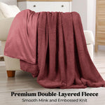 Victoria Fluffy Fleece Blanket - Ultra-Soft, Mink Texture & Double-Layer
