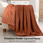 Victoria Fluffy Fleece Blanket - Ultra-Soft, Mink Texture & Double-Layer