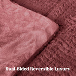 Victoria Fluffy Fleece Blanket - Ultra-Soft, Mink Texture & Double-Layer
