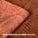 Victoria Fluffy Fleece Blanket - Ultra-Soft, Mink Texture & Double-Layer