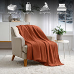 Victoria Fluffy Fleece Blanket - Ultra-Soft, Mink Texture & Double-Layer