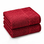 Wisteria Floral Jacquard Cotton Bath Towels – Absorbent Medium Weight Full Body Towels