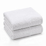 Wisteria Floral Jacquard Cotton Bath Towels – Absorbent Medium Weight Full Body Towels
