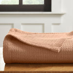 100% Cotton Waffle Blanket – Cooling Waffle Weave, Lightweight & Breathable Gumdrop