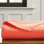 100% Cotton Waffle Blanket – Cooling Waffle Weave, Lightweight & Breathable Gumdrop