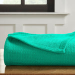 100% Cotton Waffle Blanket – Cooling Waffle Weave, Lightweight & Breathable Gumdrop
