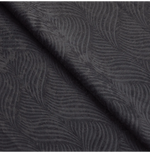 Blackout Window Curtains Wave Geometric Room Darkening Washable Set of 2