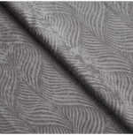 Blackout Window Curtains Wave Geometric Room Darkening Washable Set of 2