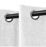 Blackout Window Curtains Wave Geometric Room Darkening Washable Set of 2