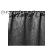 Blackout Window Curtains Wave Geometric Room Darkening Washable Set of 2