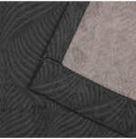 Blackout Window Curtains Wave Geometric Room Darkening Washable Set of 2