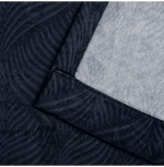 Blackout Window Curtains Wave Geometric Room Darkening Washable Set of 2