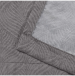 Blackout Window Curtains Wave Geometric Room Darkening Washable Set of 2