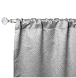 Blackout Window Curtains Wave Geometric Room Darkening Washable Set of 2