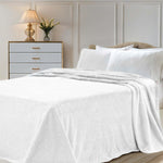 Superior Fleece Plush Medium Weight Fluffy Soft Decorative Blanket