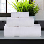 3 Piece Zero Twist Cotton Towels Soft Absorbent
