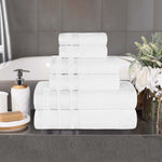 Superior Hays Cotton Medium Weight 6 Piece Assorted Bathroom Towel Set